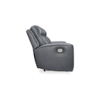 Divano reclinabile elettrico in acciaio - 89W x 42D x 43H