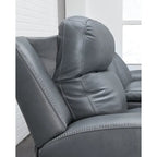 Divano reclinabile elettrico in acciaio - 89W x 42D x 43H