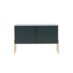 Grüne Konsolentisch-Kommode mit Stauraum, Sideboard-Buffettisch für Wohnzimmer und Küche - 48.4 inch