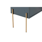 Grüne Konsolentisch-Kommode mit Stauraum, Sideboard-Buffettisch für Wohnzimmer und Küche - 48.4 inch