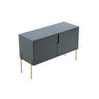 Grüne Konsolentisch-Kommode mit Stauraum, Sideboard-Buffettisch für Wohnzimmer und Küche - 48.4 inch
