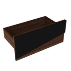 TV-Schrank in Schwarz-Weiß, Entertainment-Center mit 2 Schubladen - 78.7W
