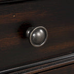 Consolle da 63 in legno di pino con 4 cassetti e 1 ripiano inferiore